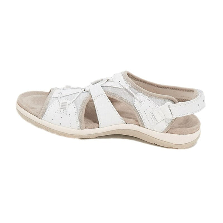 Womens Open Toe Hook and Loop Strap Sandals
