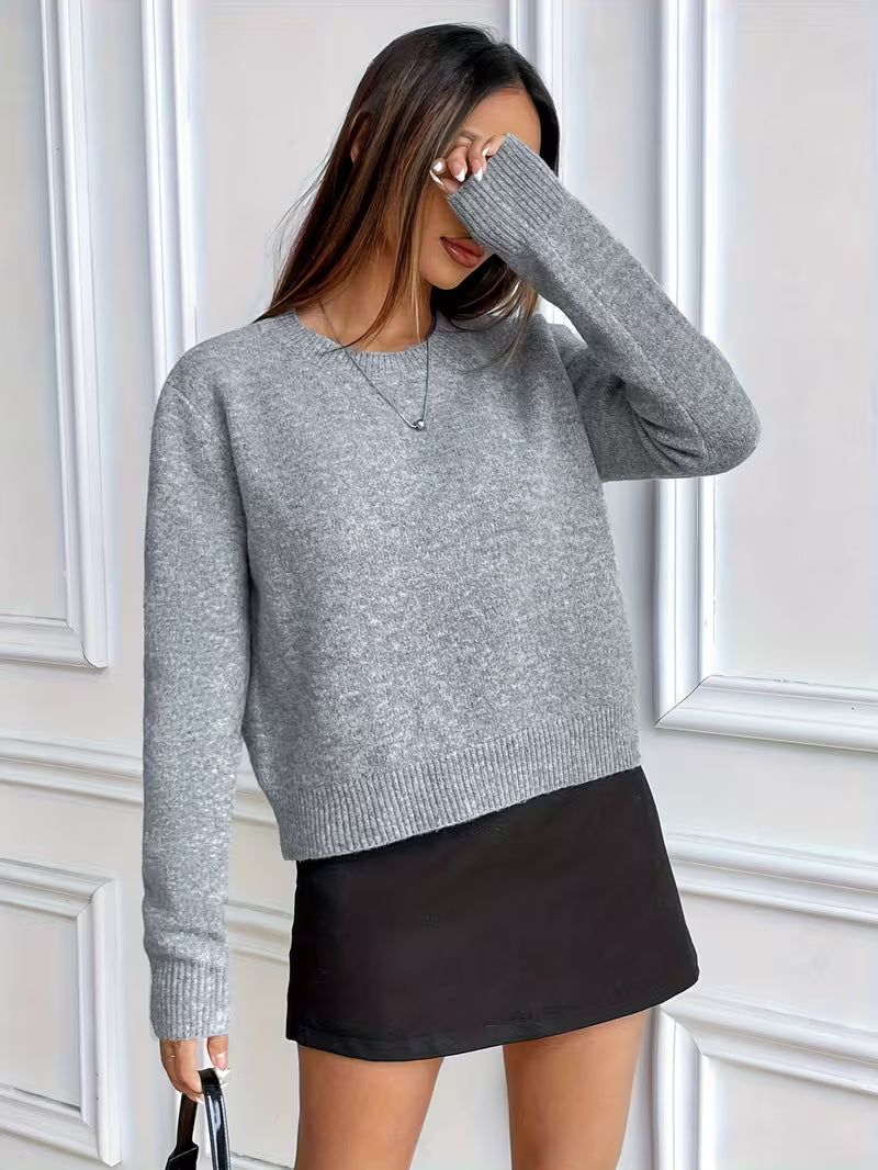 Women’s Crew Neck Knit Sweater