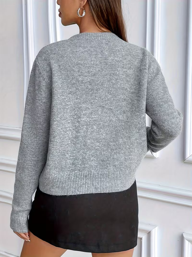 Women’s Crew Neck Knit Sweater