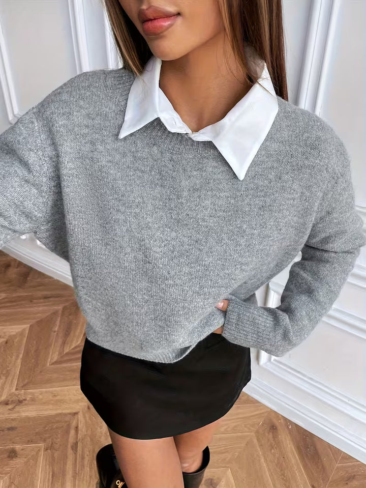Women’s Crew Neck Knit Sweater