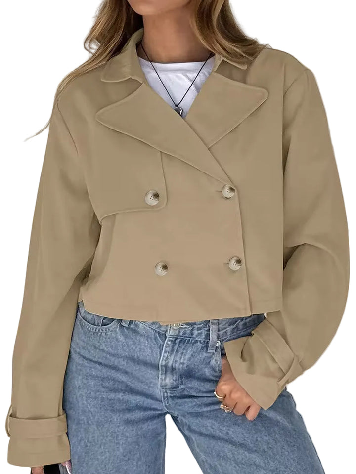 Women’s Double Breasted Cropped Jacket