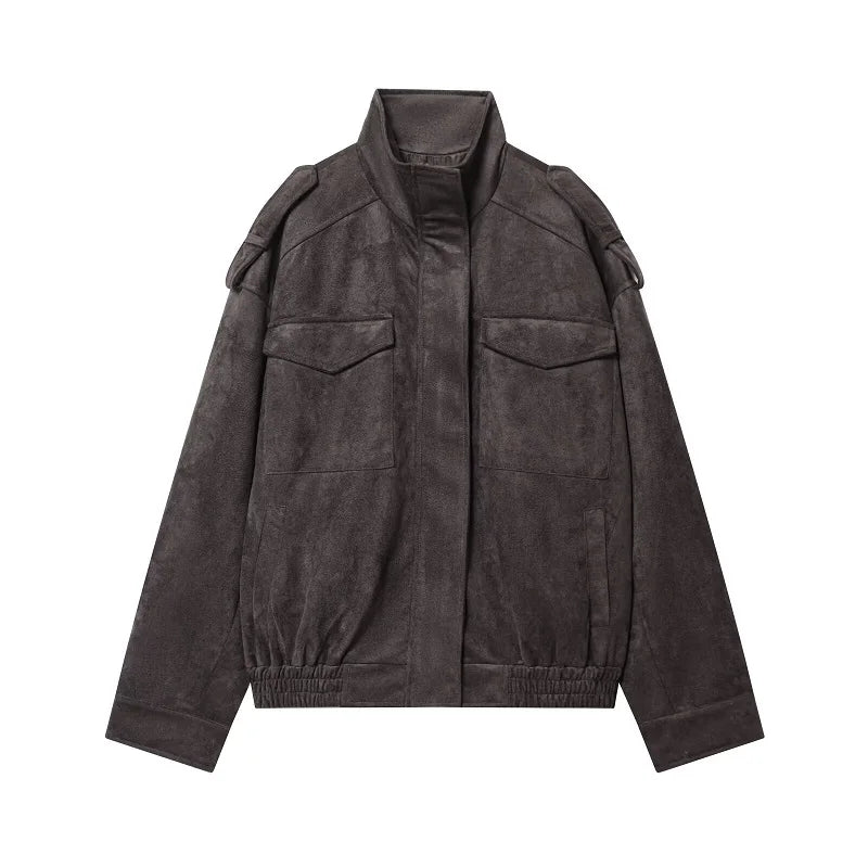 Women’s High-Neck Utility Jacket