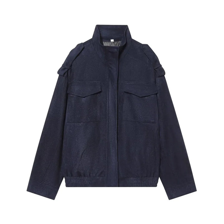 Women’s High-Neck Utility Jacket