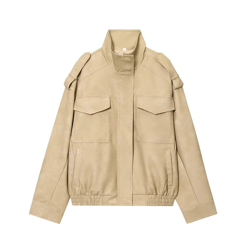 Women’s High-Neck Utility Jacket
