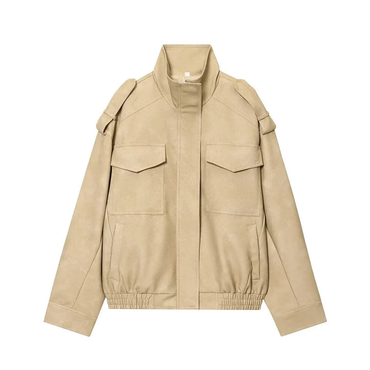 Women’s High-Neck Utility Jacket