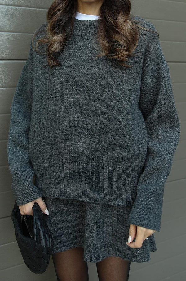 Women’s Knit Jumper and Skirt Set