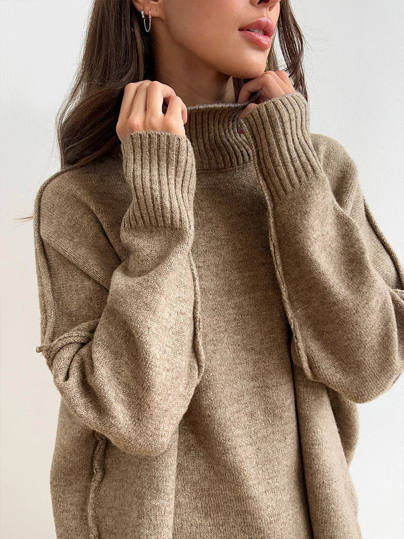 Women’s Knit Jumper and Wide-Leg Trousers Set