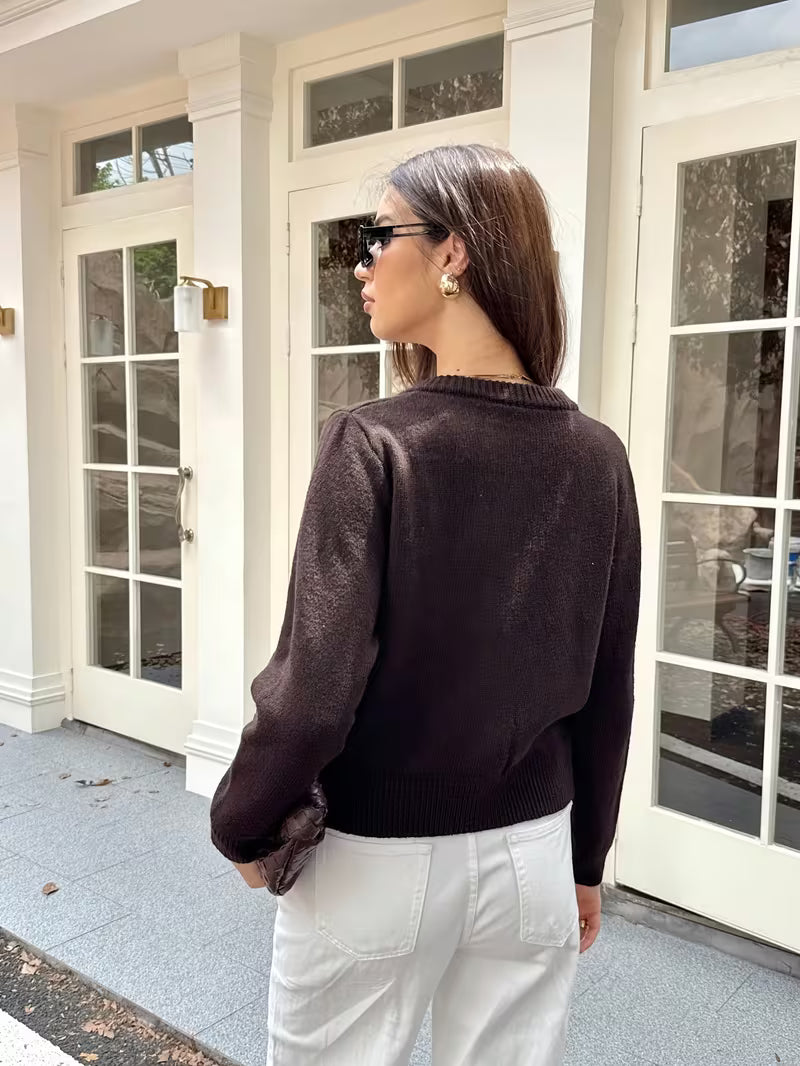 Women’s Long Sleeve Button Front Knit Cardigan