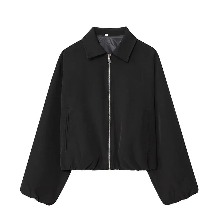 Women’s Zip-Front Collared Lightweight Jacket