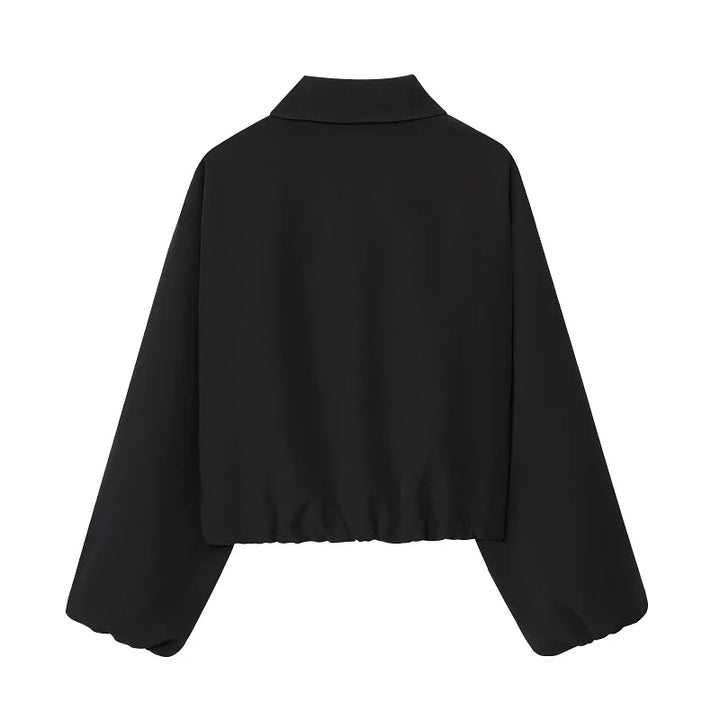 Women’s Zip-Front Collared Lightweight Jacket