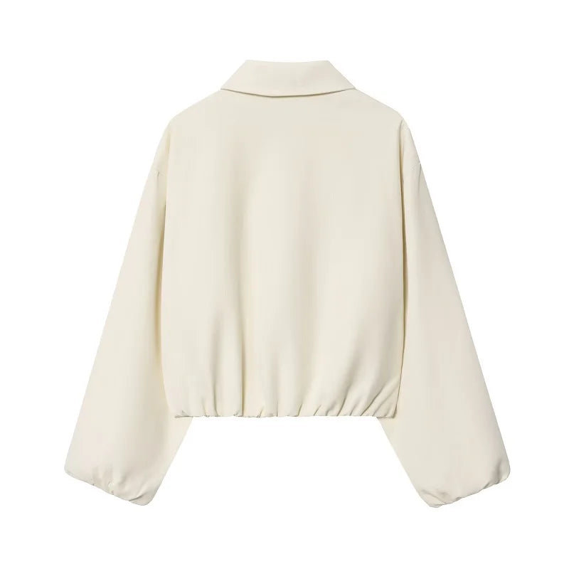 Women’s Zip-Front Collared Lightweight Jacket